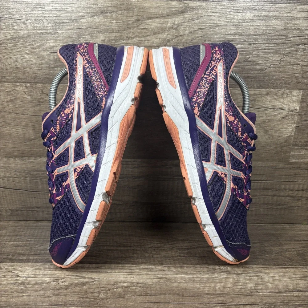 Asics Gel-Excite 4 Purple Pink Womens US Size 8 EUR 39.5 T6E8N Running Shoes